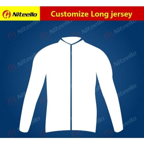 NITEELLO Custom NEW Cycling Long Jersey Tops Summer Racing Cycling Clothing Ropa Ciclismo Short mtb Bike Jersey Shirt Maillot