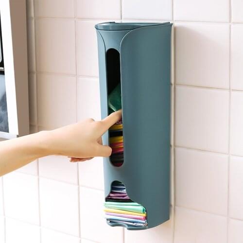 New home life wall hanging kitchen garbage bag storage rack kitchen bathroom plastic bag Nordic style shoe cover storage box
