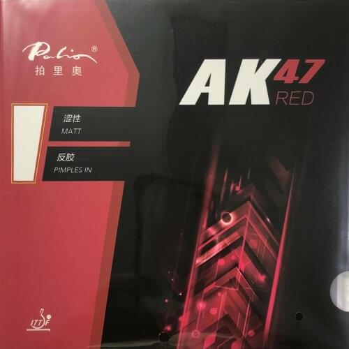 Palio AK47 AK-47 AK 47 RED Matt Pips-in PingPong Rubber With Sponge 2.2mm H45-47