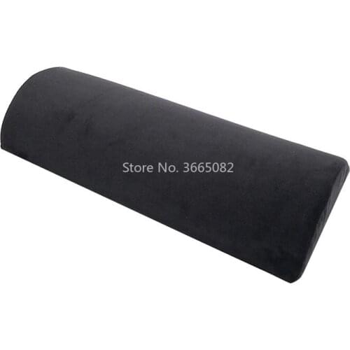 Half Moon Bolster Semi-Roll Pillow Ankle Knee Support Leg Elevation Back Lumbar Neck Density Foam Massage Bed Table