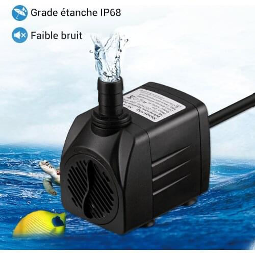 NICREW 25W Aquarium Submersible Water Pump Fountain Filter Fish Pond Ultra-Quiet Water Pump Fountain Fish Tank Water Circulation