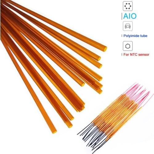 Polyimide Seamless Capillary PI Tube High Temperature PI High Temperature 400 Degree Tube Tungsten Needle Insulated Sleeve