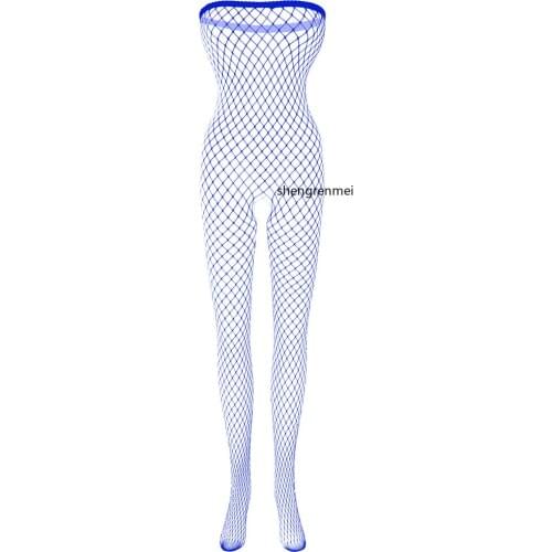 Simple Men Lingerie Exotic Man Sexy Tube Top Big Mesh Underwear Porno Crotchless Sleepwear Hollow Out Bodystockings Dropshipping