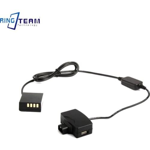 D-Tap to USB Adapter Connector 5V to CP-W126 Dummy Battery CP-W126 DC Coupler for Fuji Cameras X H1 A1 A2 A3 E1 E2 E2S Pro1 Pro2