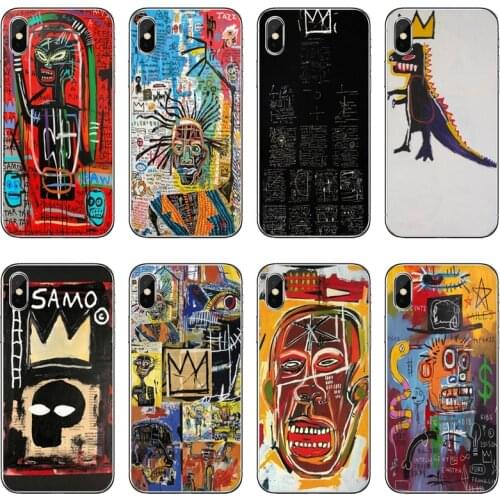 Silicone Cover Case Jean Michel Basquiat dinosaur For Xiaomi Mi 11 Note 10 10T 9 9T 8 Pro A2 Lite A3 A1 Poco F1 F2 M3 X3 NFC