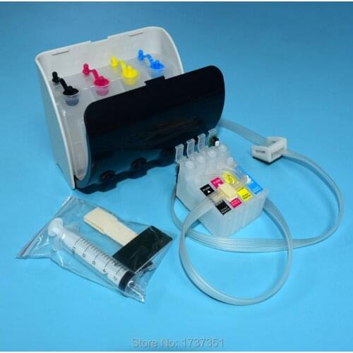 T1411 T1411-T1414 Ciss System with ARC Chip for EPSON WF-7018 WF-7511 WF-7521 WF-3521 WF-3531 WF-3531 570W 85ND 82WD Printer