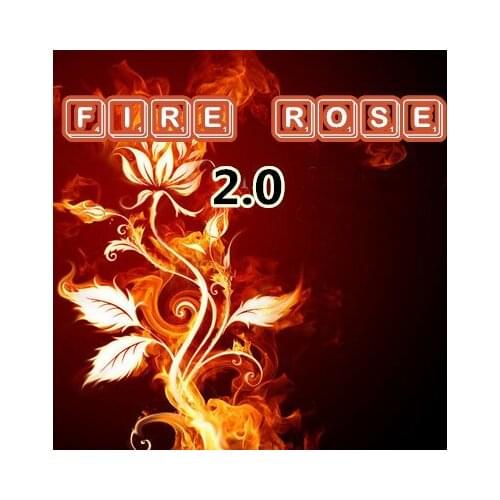 The Fire Rose 2.0 - Magic Prop,Fire Magie,Stage Magic Tricks,Close Up Magic,Mentalism,Gimmick,For Professional Magicians