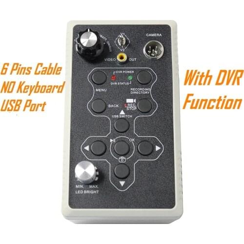 DVR recorder box for pipe camera keyboard dvr control box Replacement for Sewer Drain Pipe Wall Inspection Camera Battery Box