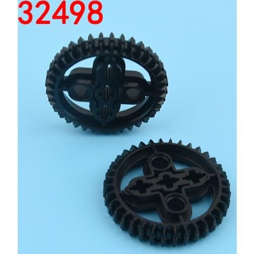 10PCS 32498 Gear 36 Tooth Double Bevel Building Block Bricks Accessories Compatible Assembly Parts MOC DIY Education Build Toy