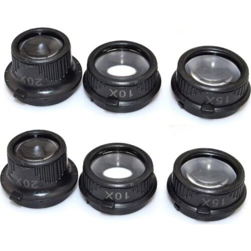 10X 15X 20X 25X LED Double Eye Jeweler Repair Watch Magnifier Loupe Glasses Lens 896B