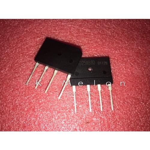 5PCS D25XB60=D25SB60 D25XB80=D25SB80 25A 600V/800V