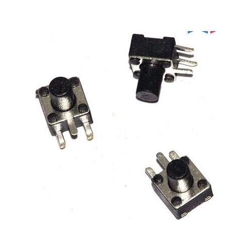 50pcs/4.5*4.5*6MM 3 Pin Tact Switch Micro switch 4.5X4.5X6 Key switch