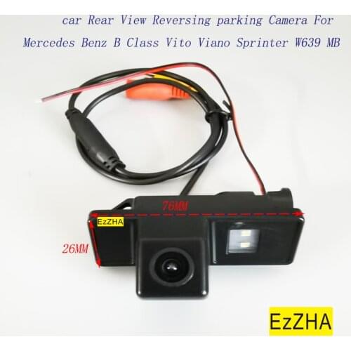 EzZHA car Rear View Reversing parking Camera For Mercedes Benz B Class Vito Viano Sprinter W639 MB
