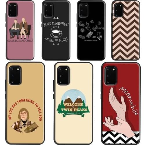 Welcome To Twin Peaks Phone Case For Samsung Galaxy S21 S20 Ultra S8 S9 S10 Plus Note 10 Note 20 9 S20 FE Cover