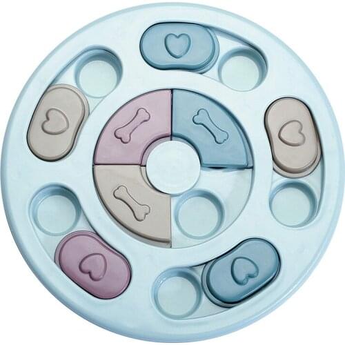 Dog Puzzle Toys Slow Feeder Interactive Increase Puppy IQ Food Dispenser Slowly Eating NonSlip Bowl Pet Cat Dogs Training Game