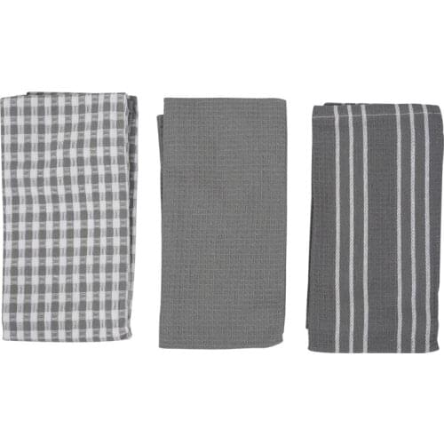 Classic Kitchen Towels, 100% Natural Cotton, The Best Tea Towels, Dish Cloth, Absorbent and Lint-Free, Machine Washable, 18 x 25