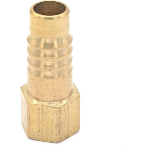LOT 5 Hose Barb I/D 10mm x M10x1mm Metric female Thread Brass coupler Splicer Connector fitting for Fuel Gas Water