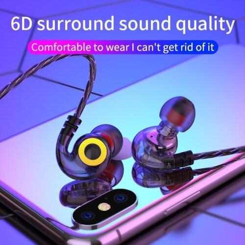 Headphones Headset 3.5mm Earphones Wired Handfree In Ear Sport Bass Noise Canceling Stereo Earbuds Microphone For iPhone Samsung