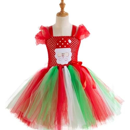 POSH DREAM Christmas Dress For Girls Costume Kids Dresses For Girls Princess Dress Children Evening Party Dress 1-12 year