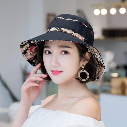 Fisherman Hat Lady Fashion Bowknot Sunscreen Bucket Cap Summer Women Shopping Outdoor Sun Protection Casual Basin Hats H7369