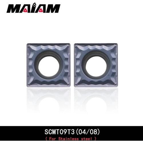 SCMT Square carbide Insert SCMT09T304 SCMT09T308 insert SSDCN turning tool bar metal lathe tools for Stainless steel