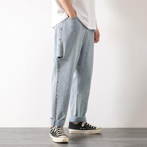 SYCPMAN Ripped Jeans For Men