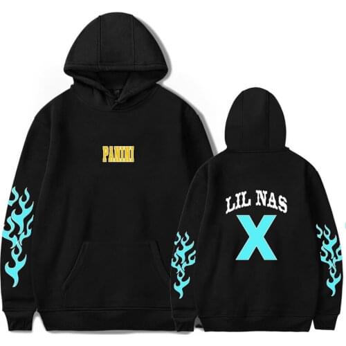 Rapper Lil Nas X Old Town Road Hoodie Men Women Sweatshirt Personality Lil Nas X Sweatshirt Boy Girl Hip Hop Clothes Oversized