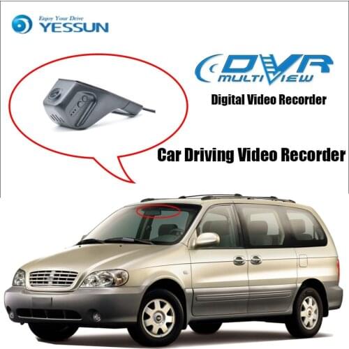 YESSUN for Kia Carnival Car Driving Video Recorder DVR Mini Control APP Wifi Camera Registrator Dash Cam Original Style
