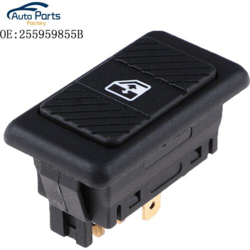 6 Pins New Single Electric Window Control Switch For Volkswagen LT35 Van Bus 255959855B