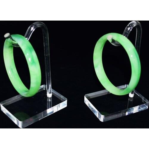 Acrylic Hook-shaped Bangle Bracelet Pendants Chain Jewellery Holder Display Hand Jewelry Organizer Clear Bracelet Hanger Stand