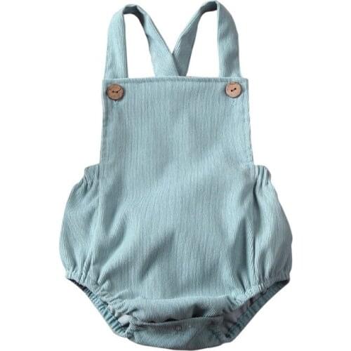Velvet Bodysuit Newborn Toddler Baby Boy Girls Infant Jumpsuit Sleeveless Corduroy One Pieces Outfits Clothes