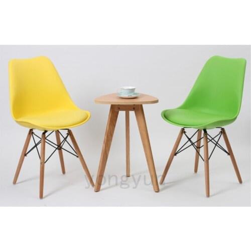 Free shipping Minimalist modern Dining Room Furniture fashion dining chairs Home Furniture dining chair PU cushion 4PCS