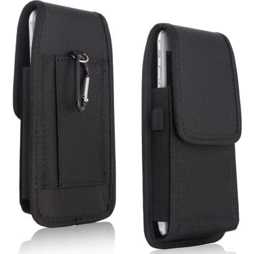 Waist Holster Case for Samsung Galaxy M10 Case Cover Nylon Sleeve Bag Carabiner Belt Clip Pouch for Samsung M10 M105 SM-M105F