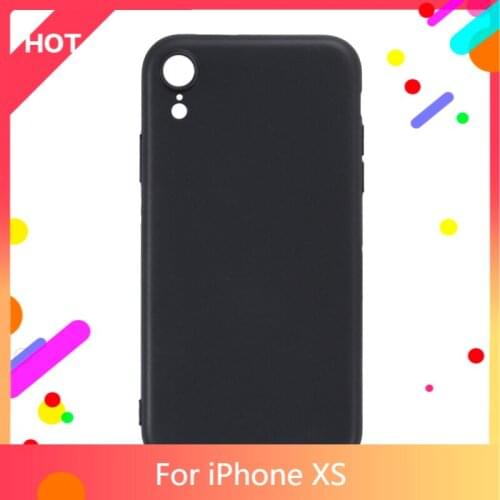 XS Case Matte Soft Silicone TPU Back Cover For iPhone XS Phone Case Slim shockproof