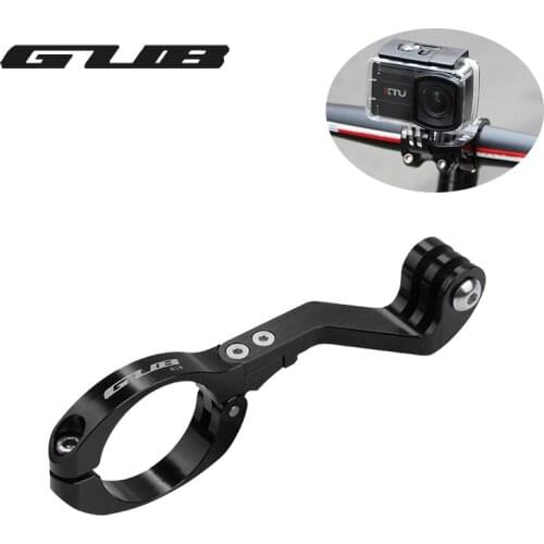 GUB Bike Action Camera Mount Stand Bicycle Ultralight Handlebar Camera Clamp Aluminum Alloy Camera Black Holder Bracket Clip