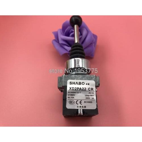 XD2PA22CR 2NO Spring Return Momentary Joy Stick Joystick Switch
