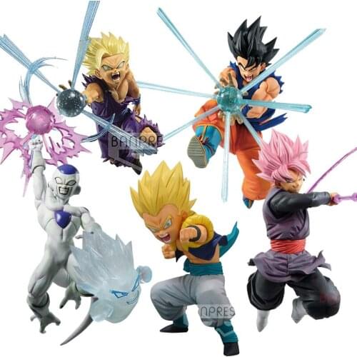 Bandai Genuine DRAGON BALL Gxmateria Son Goku Gotenks Frieza Son Gohan Zamasu Action Figure Ornament Model Toys