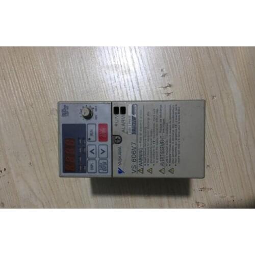 CIMR-V7AT20P7 220v 0.75kw inverter , used in good condition . 80% appearance new , good working , free shipping