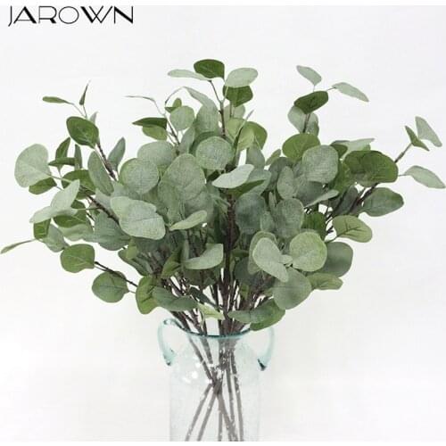 JAROWN Artificial Tree Branches Simulation Eucalyptus Leaves Flower Arrangement DIY Accessories Wedding Decoration Home Decor