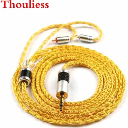 Thouliess Hand Made 16Cores 0.78mm 2pin for w4r um3x es3 es5 1964 Heir 10.A IEM8.0 IEM10.0 Headphone Upgrade Cable