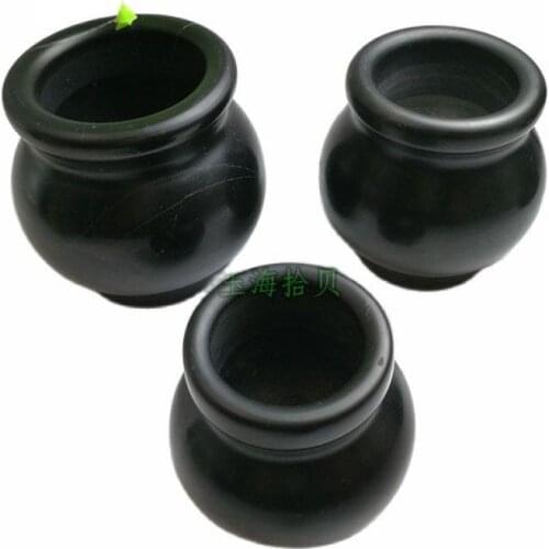 Chinese Physical Therapy Traditional Chinese Medicine Fire Moxibustion Cup Moxibustion Cup Black Bian Stone Cupping Cup of 3