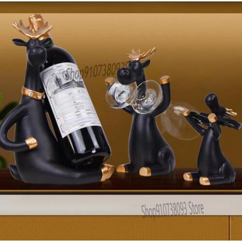 Creative Red Wine Shelf Decoration Wine Bottle Goblet Shelf Upside Down Household Porch Shelf Wine Cabinet Decoration