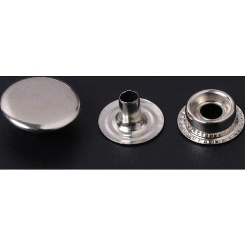 Metal Snap Fastener with 6 Fasteners Kit Press Studs Button Tool Set DIY Craft E56C