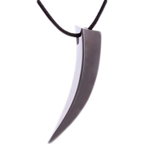 Fashion Men Stainless Steel Wolf Spike Bones Pendant Necklace Long Animal Vintage Jewelry Woman