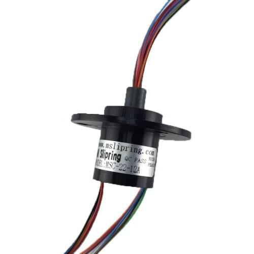 Slip Ring 12 Channel 2A Outer Diameter 22mm Conductive Slip Ring Collector Ring