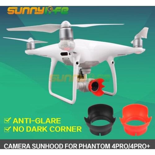 Sunnylife Camera Lens Hood Sunhood Sunshade Antiglare Petal-type Lens Cover for DJI Phantom 4 PRO and Phantom 4 PRO