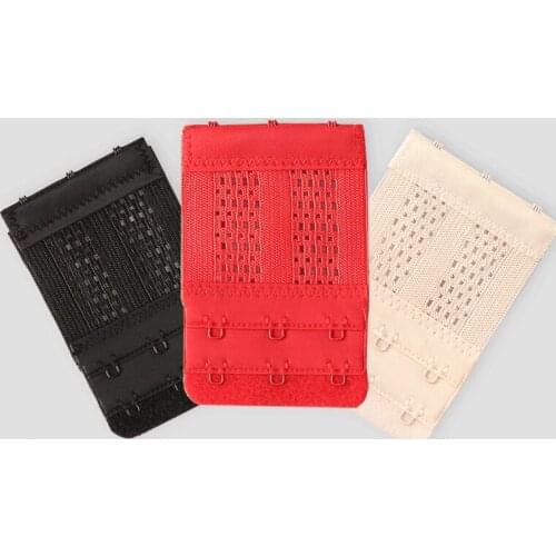 3/4PCS Bra Extenders Strap Sets Buckle Extension 2 Hooks Clasp 3 Rows Straps Bra Strap Extender Women Intimates Accessories
