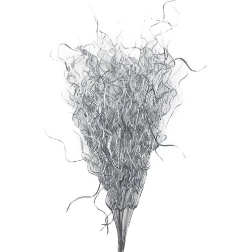 Coral Branch 12 Head Dragon Beard Rtificial Dead Branches Wedding Home Decor Curly Artificial Plastic Simulation Plant