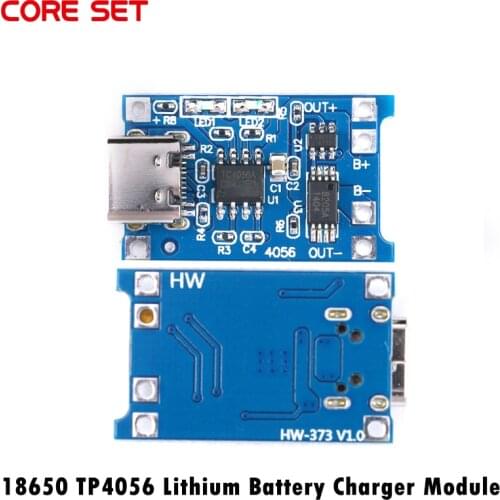 Type-c USB 5V 1A 18650 TP4056 Lithium Battery Charger Module Charging Board With Protection Dual Functions 1A Li-ion good