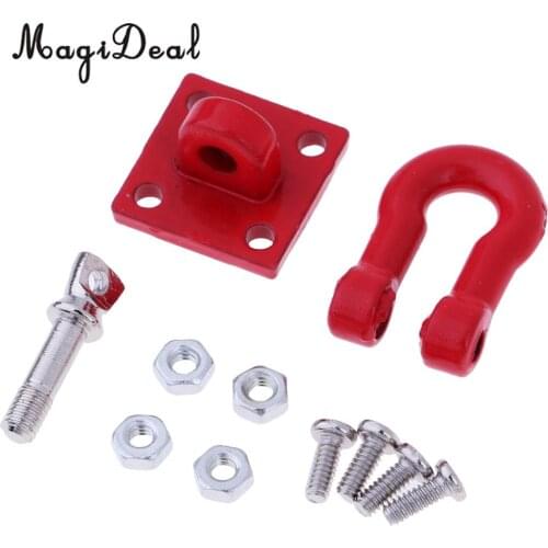 1:16 4WD 6WD RC Rock Crawler Car Tow Hook Metal for WPL JJRC Q60 Vehicle Models Spare Parts